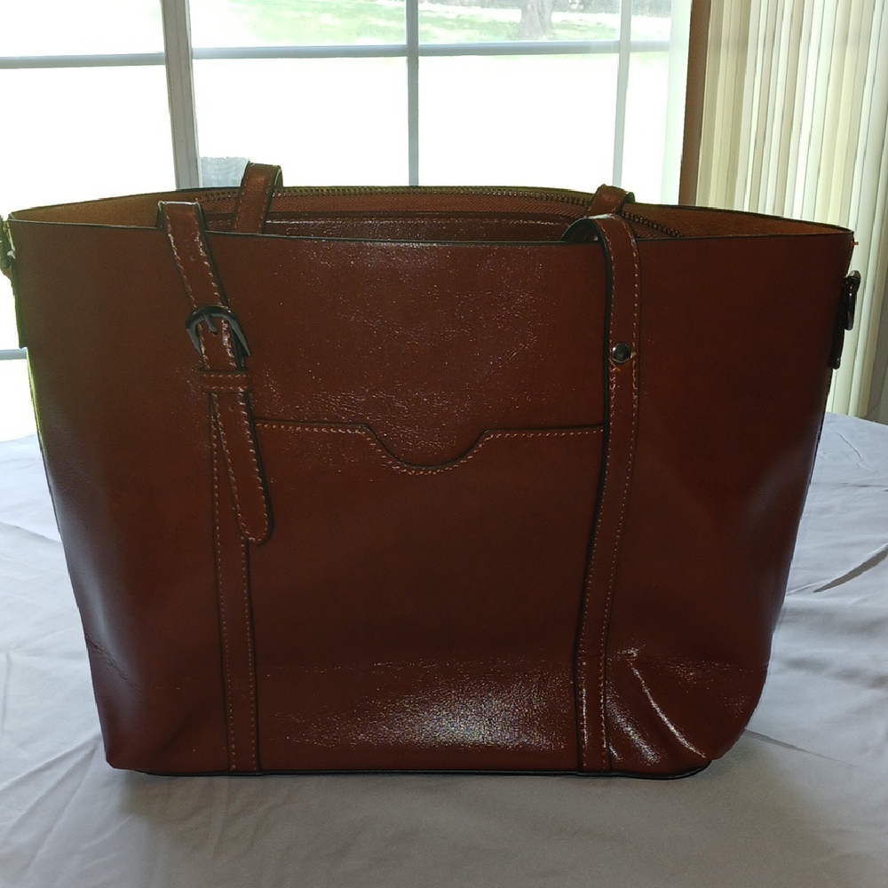 Elegant Brown Tote Bag